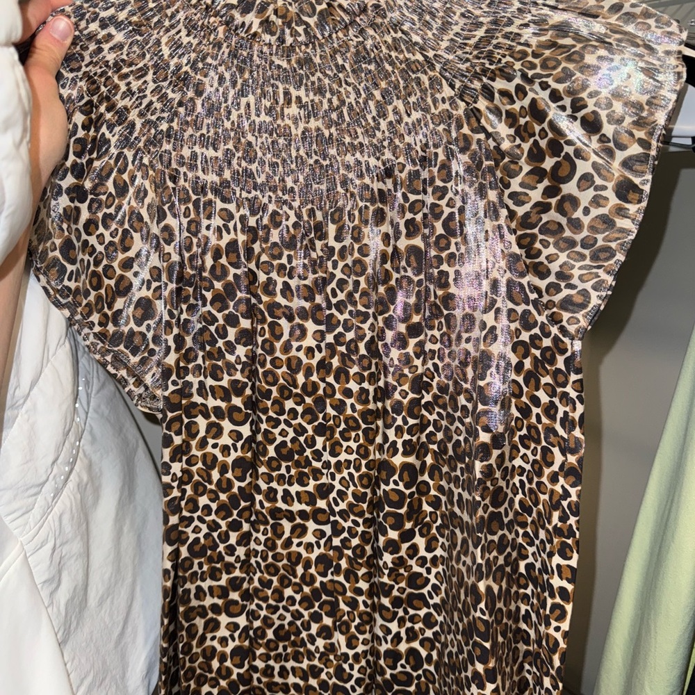 Goodie Brown Leopard Print Skirt